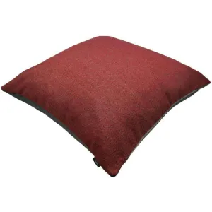 Deluxe Herringbone Red 66cm x 66cm Floor Cushion