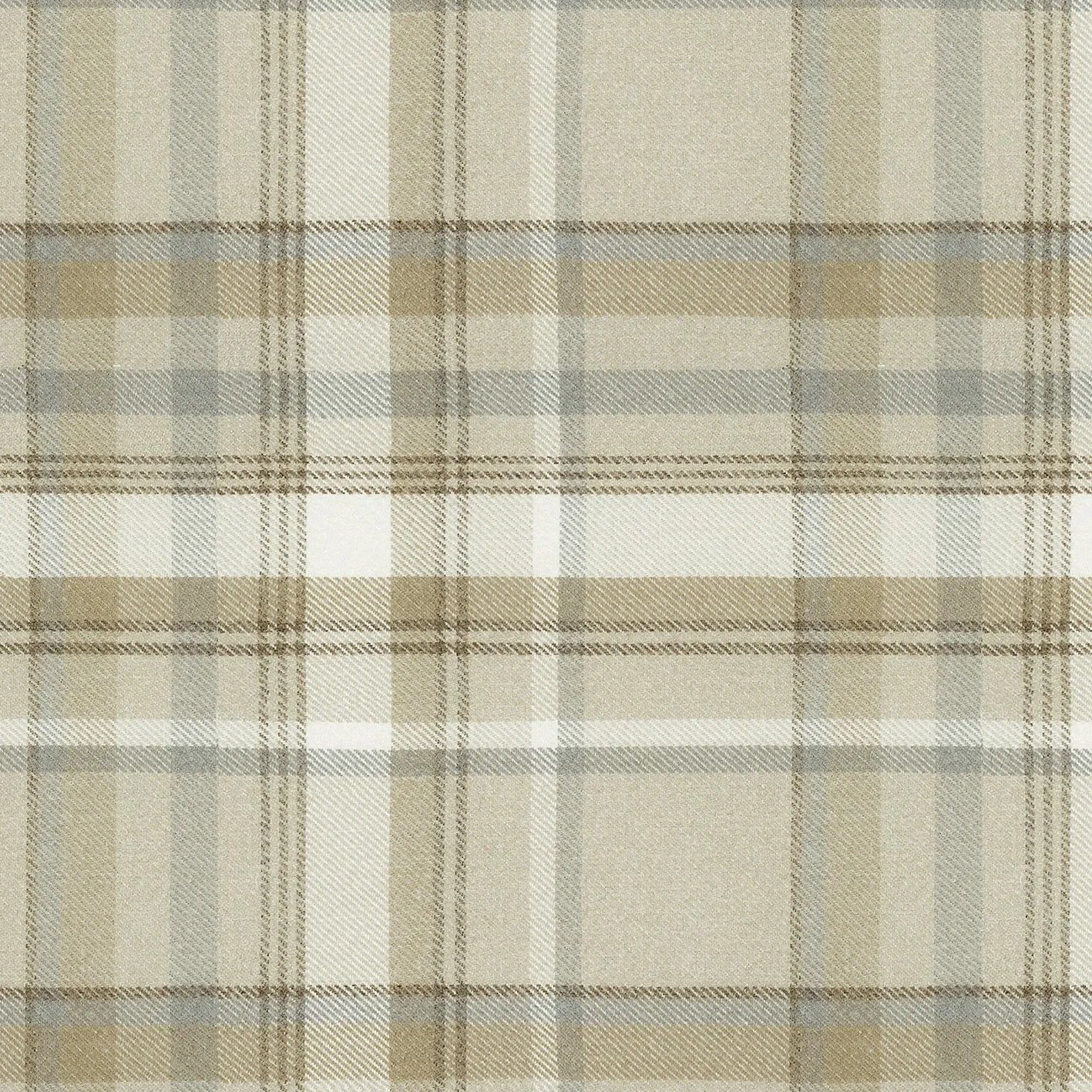 Heritage Beige Cream Tartan Throws & Runners