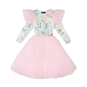 ROCK YOUR KID | FAIRY TALES LONG SLEEVE FLOUNCE DRESS